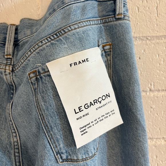 NWT frame le garcon mid rise straight fit - Picture 4 of 7